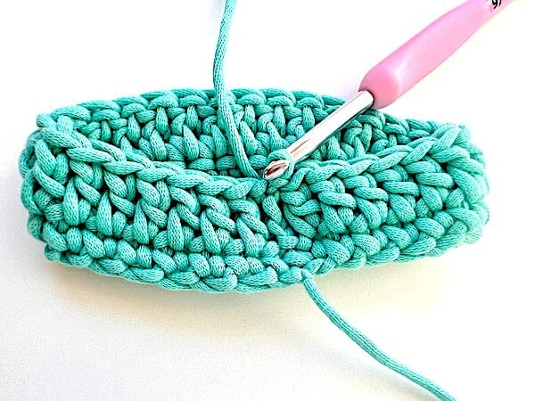 Alpine stitch crochet