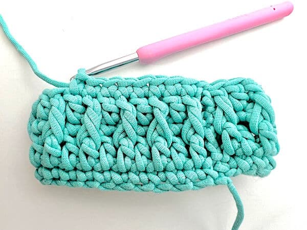 Alpine crochet stitch