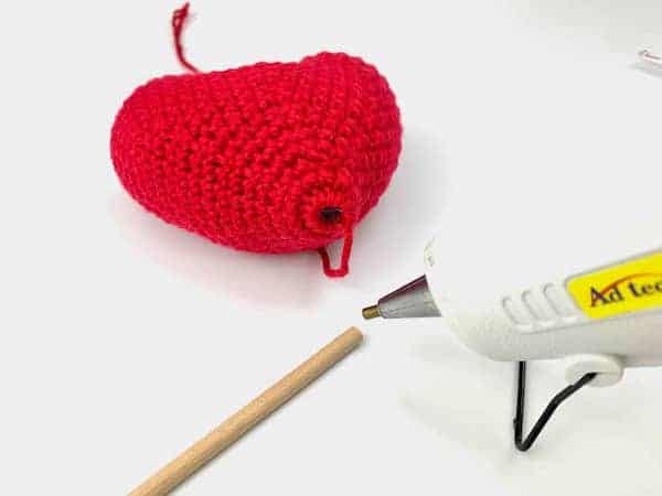 3D crochet heart free pattern