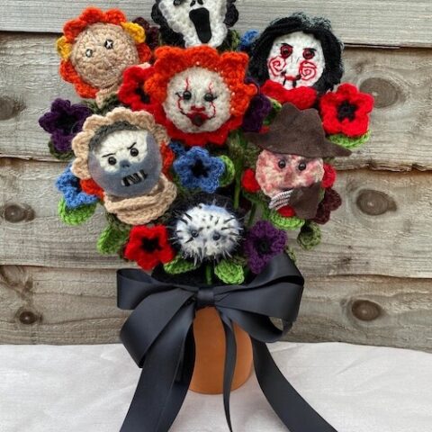 crochet fantasy flowers