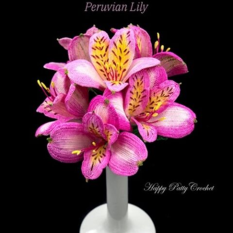 Peruvian lily crochet