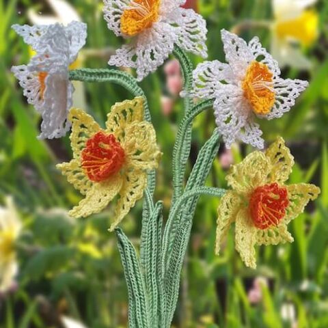 crochet lilies