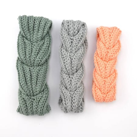 crochet ear warmer pattern 3 sizes