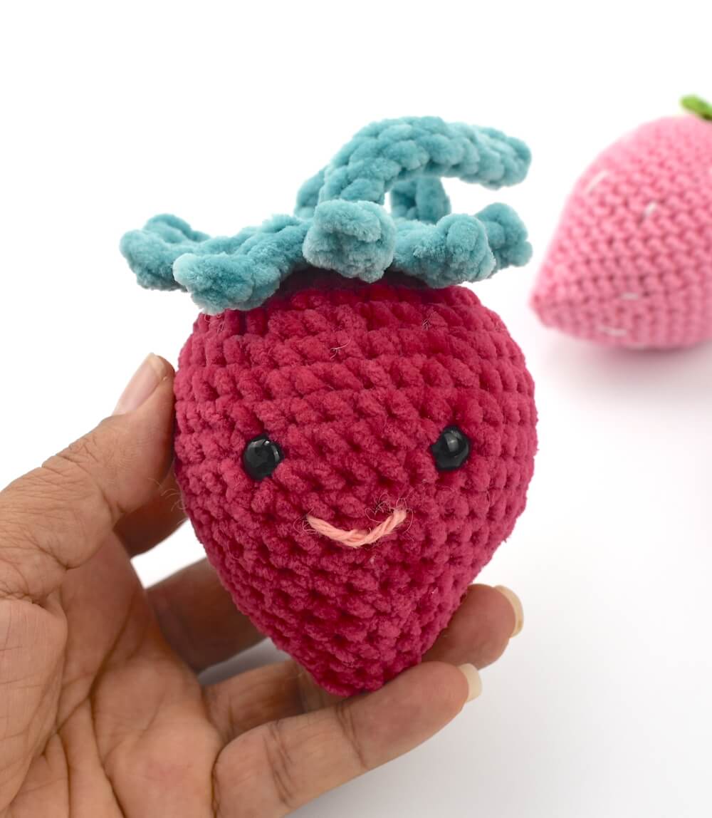 Crochet Strawberry Large
