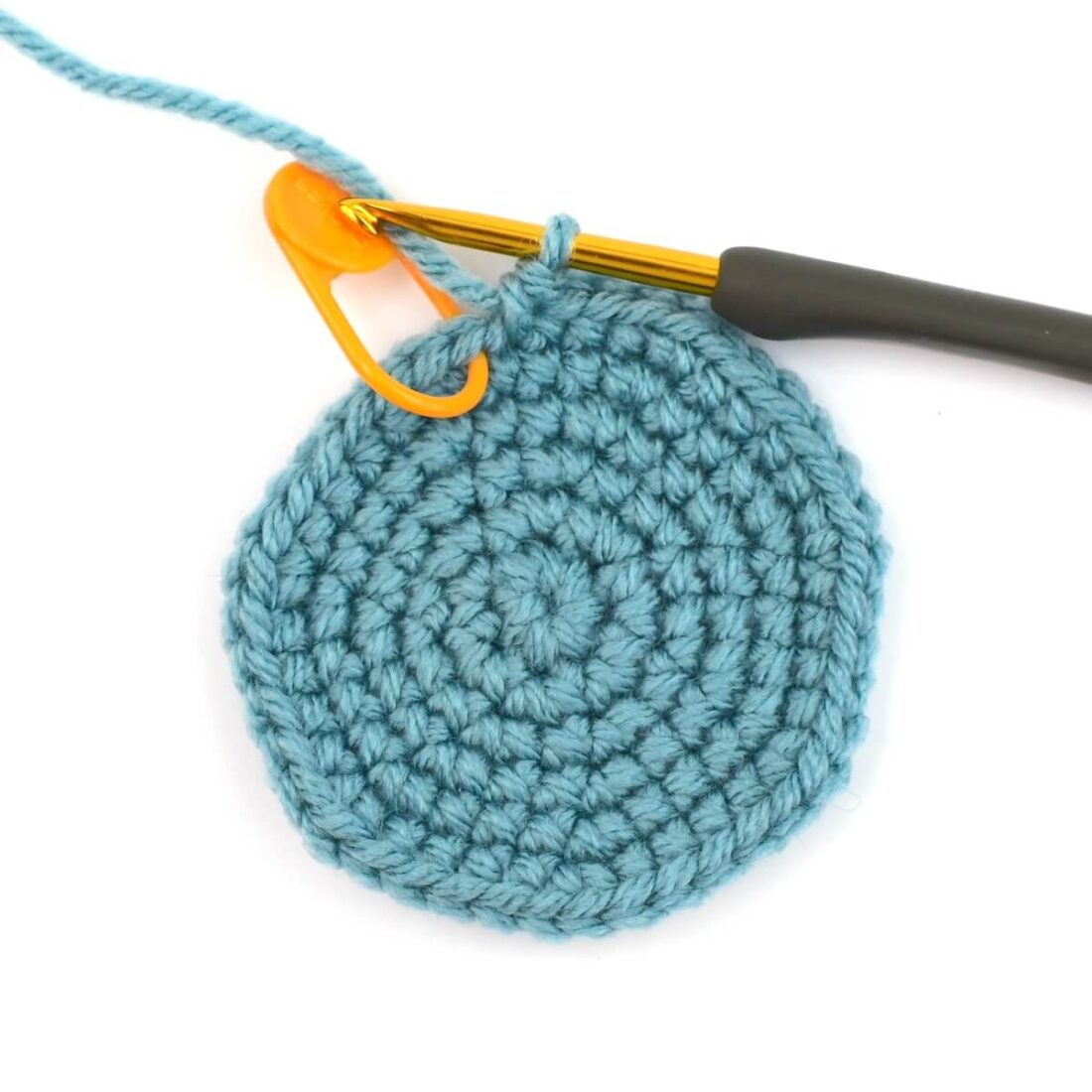 Blue yarn