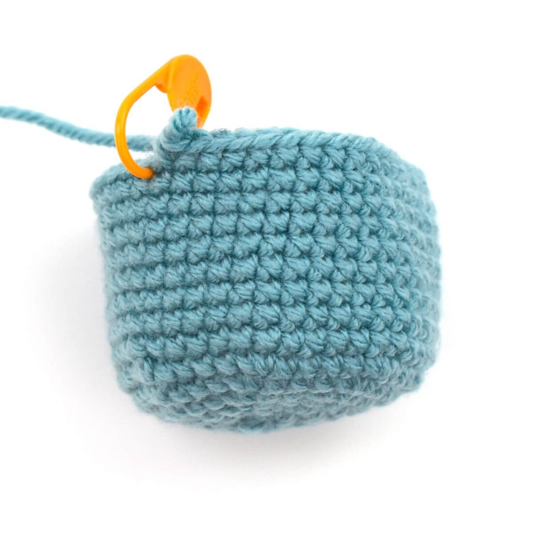 Blue yarn