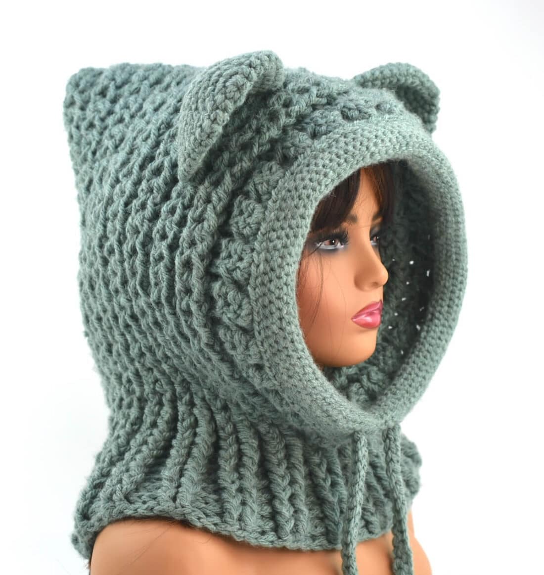 Crochet Hooded Cowl