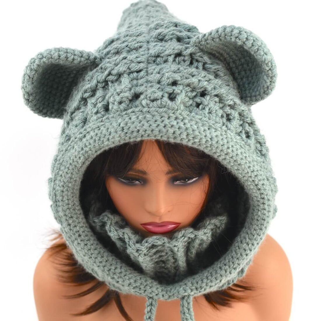 Crochet Hooded Cowl