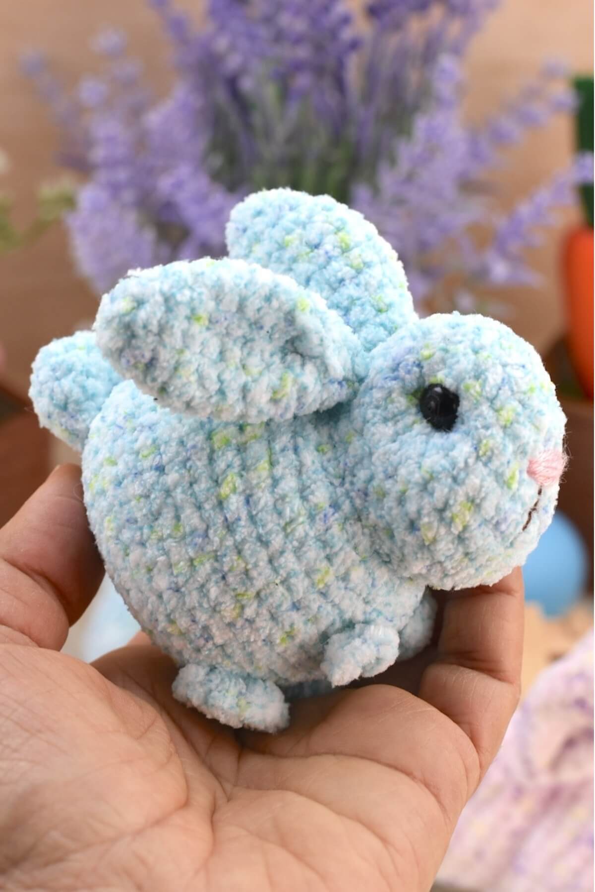 Crochet loaf bunny pattern