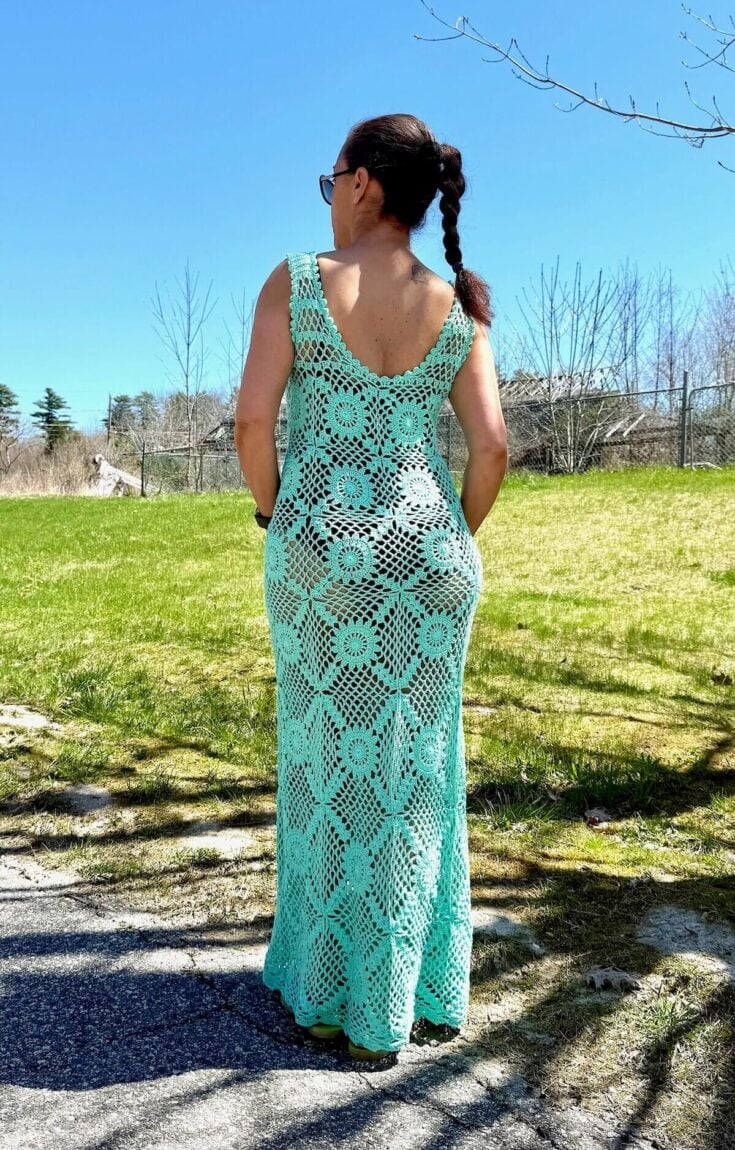crochet maxi dress 2