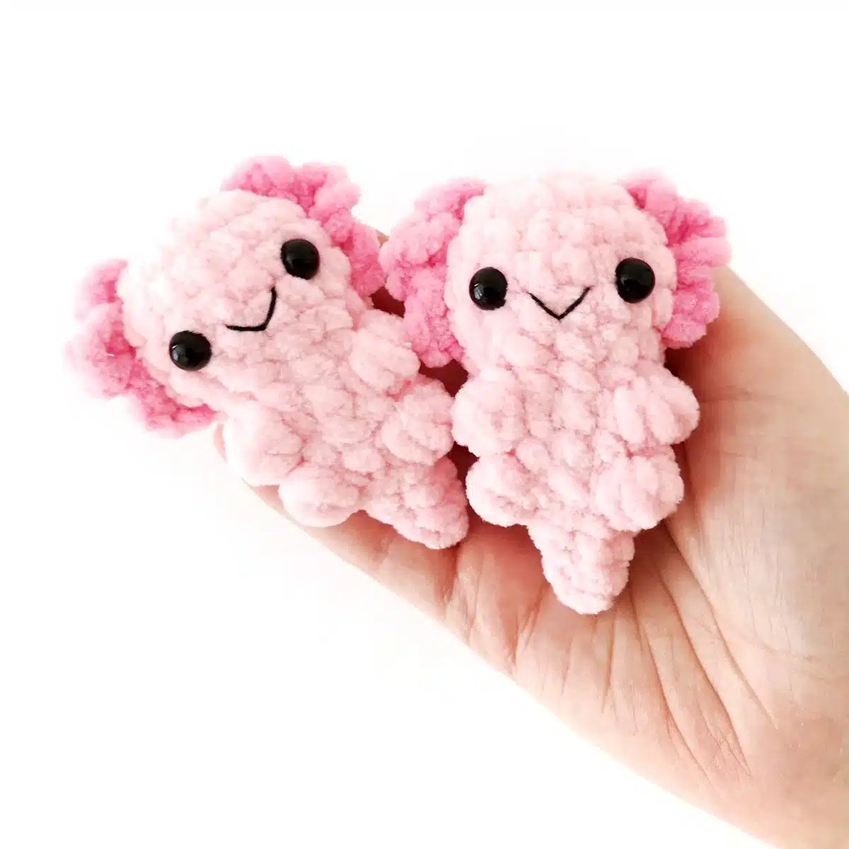 Crochet axolotl 1