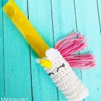 Unicorn Freeze Pop Crochet Cozy