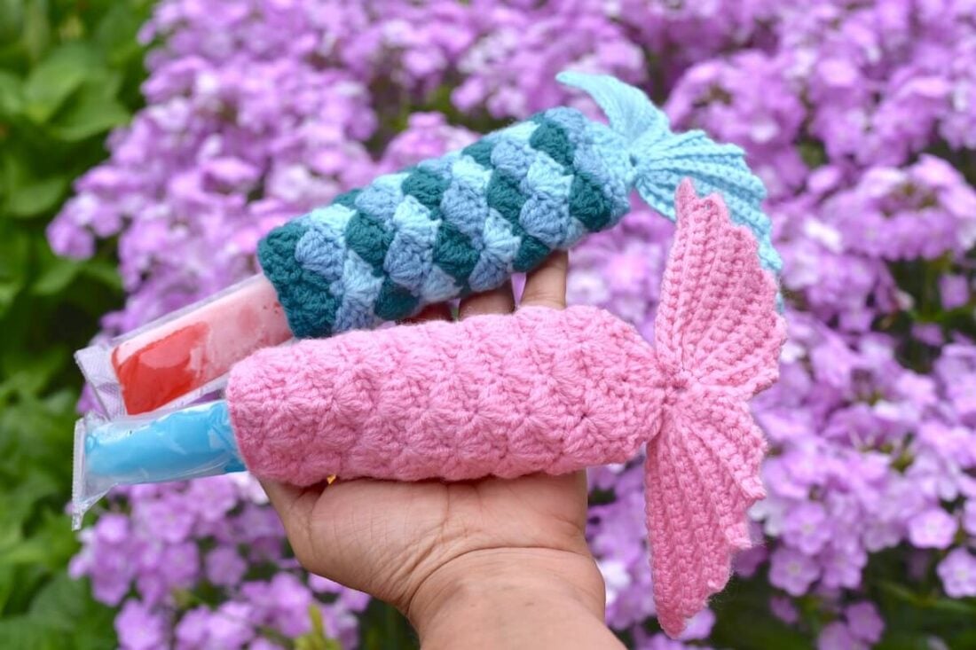 Crochet Ice Pop Holders