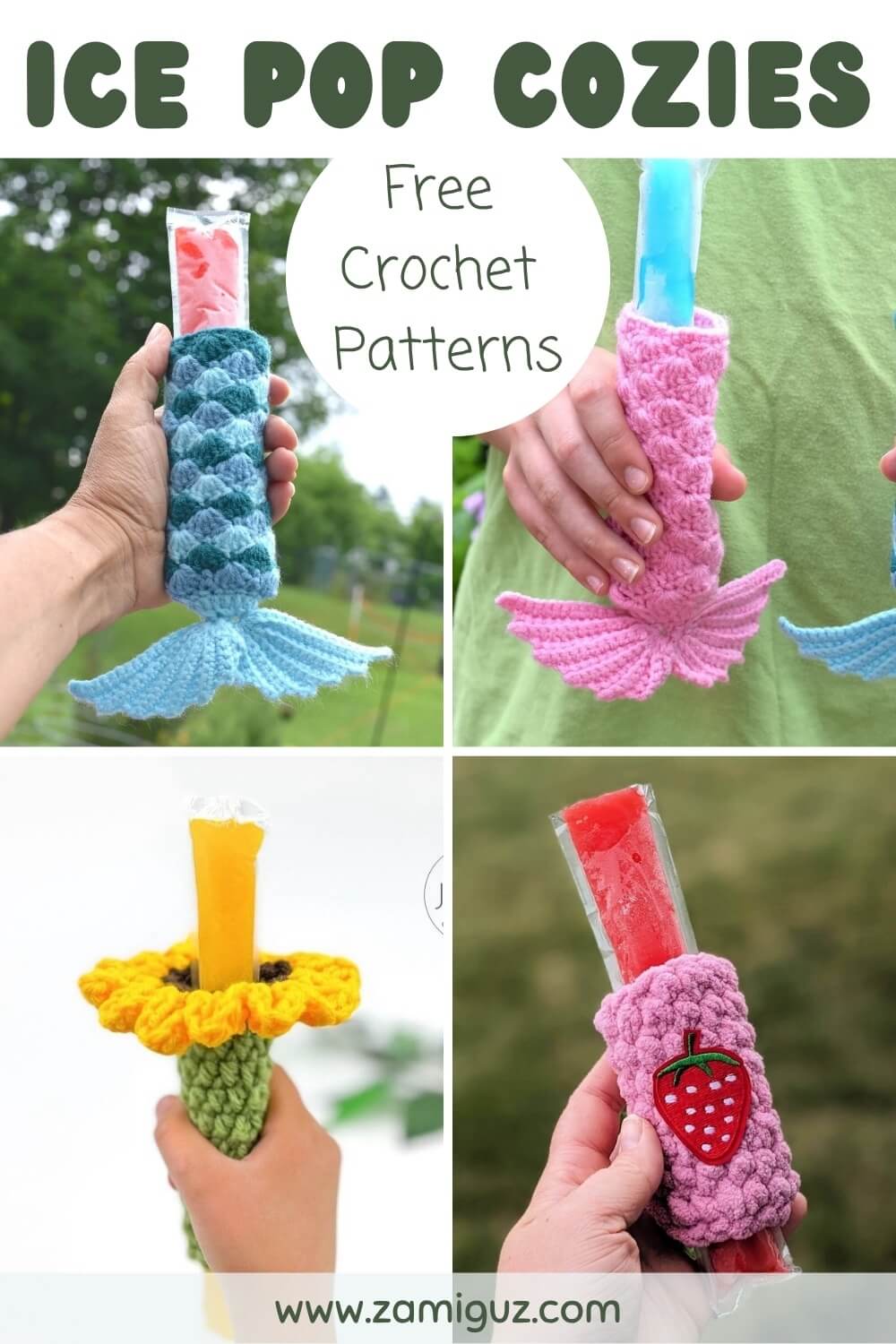 Crochet Ice Pop Holders
