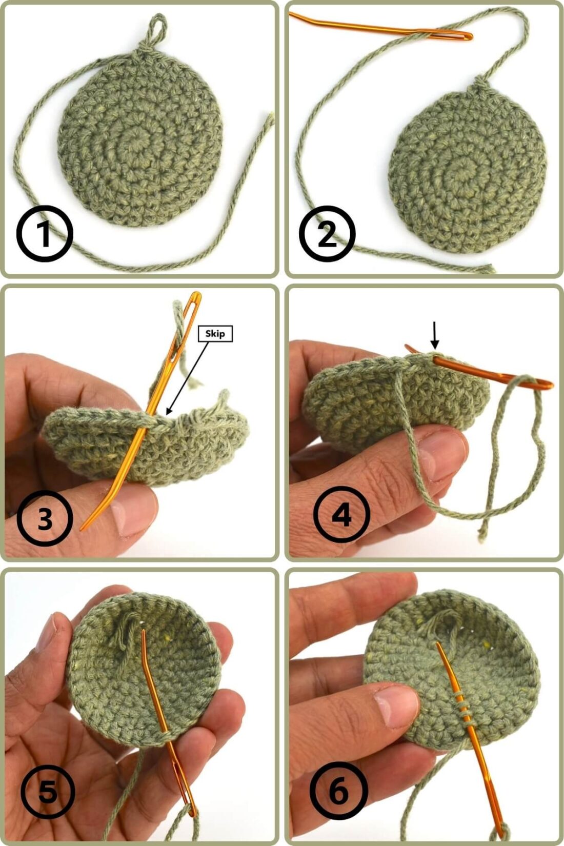 Fixing beginner crochet mistakes with the invisible finish.